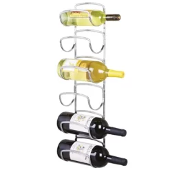 MDesign Modern Decorative Metal Wine Bottle Storage Organizer Rack -Cozy Living Deals Store GUEST c19c9153 24b4 4a05 98db 003e0bf10762