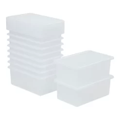 ECR4Kids Cubby Storage Bin With Non-Snap Lid, Plastic Conatiner, 10-Pack -Cozy Living Deals Store GUEST c19d4074 dcf4 42cd 8bde 93aab72a7feb