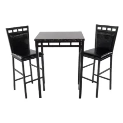 3pc Faux Marble Bistro And 2 Chairs - Home Source -Cozy Living Deals Store GUEST c1d9d5bb 1718 4112 8c4c 5d4160950d76