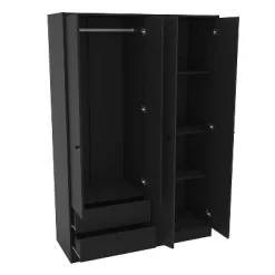 Denmark 4 Door 2 Drawer Wardrobe - Polifurniture