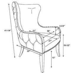 Salem Round Back Chair - Linon -Cozy Living Deals Store GUEST c36f3389 29b4 48d5 b498 d4333df0018c