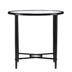 Dickinson Metal/Glass Oval Side Table Black - Aiden Lane -Cozy Living Deals Store GUEST c3ac8d5c 6cde 488a b4a8 aa355e09f49a
