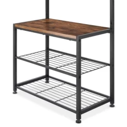 Whitmor Modern Industrial Entryway Tower Black -Cozy Living Deals Store GUEST c3d949c4 cbd7 4acd ad93 cf81a5446c41