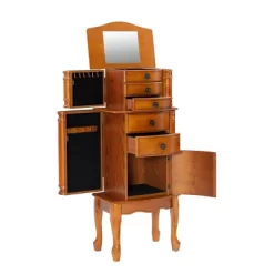 Marie Jewelry Armoire Oak - Powell Company -Cozy Living Deals Store GUEST c3db41a3 5c78 4b47 9324 d3a846d0fae4