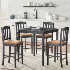 5Pc Contemporary Tribeca Counter Height Dining Set - Buylateral -Cozy Living Deals Store GUEST c40ccc80 62a1 4f47 94d5 caf07b5afc71