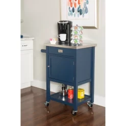 Sydney Apartment Kitchen Cart - Linon -Cozy Living Deals Store GUEST c4dc2e1c 8072 4e76 b5a4 f2c20ba8f64b