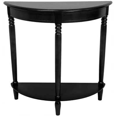 Oriental Furniture 31" Half Round Console Table 1 Oriental Furniture 31" Half Round Console Table