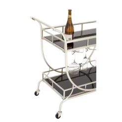 Modern 2 Tier Cart Silver - Olivia & May 10 Modern 2 Tier Cart Silver - Olivia & May -Cozy Living Deals Store GUEST c50bc8ed 3306 433e aec5 0589ffd9e2c0