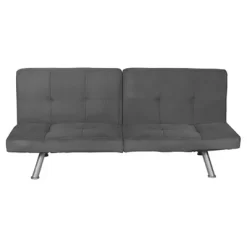 DHP Contempo Microsuede Upholstered Convertible Futon Charcoal - Dorel Home Products -Cozy Living Deals Store GUEST c5546e7c 5310 4202 bf93 e25f03059d87