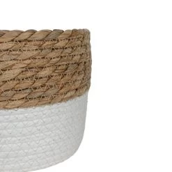 Set Of 2 Baskets White Seagrass & Rope By Foreside Home & Garden 8 Set Of 2 Baskets White Seagrass & Rope By Foreside Home & Garden -Cozy Living Deals Store GUEST c5a0ab13 cf5e 4602 9cea 16578848c831