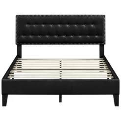 Yaheetech Upholstered Bed Frame With Button-Tufted Headboard 21 Yaheetech Upholstered Bed Frame With Button-Tufted Headboard -Cozy Living Deals Store GUEST c5de7af1 a4c9 400a a7ff 09a7a60b4dcd