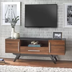 Ashfield Mid-Century Modern TV Stand For TVs Up To 64" - Buylateral