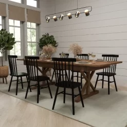 Merrick Lane 8' X 40" Rectangular Antique Rustic Solid Pine Foldable Dining Table With Crisscross Legs 19 Merrick Lane 8' X 40" Rectangular Antique Rustic Solid Pine Foldable Dining Table With Crisscross Legs -Cozy Living Deals Store GUEST c66b57d1 d9cb 4c57 be04 dfdb7094aba4