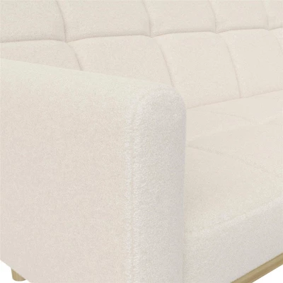 Benedict Wooden Futon Ivory - Room & Joy 7 Benedict Wooden Futon Ivory - Room & Joy - Image 7