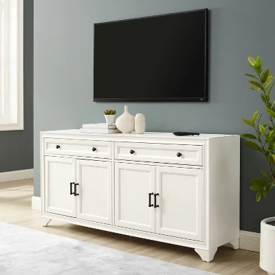 Tara Sideboard Distressed White - Crosley 4 Tara Sideboard Distressed White - Crosley - Image 4