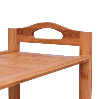 Costway 4 Tier Multifunction Bamboo Shoe Rack Boot Tower Shelf Storage Organizer Stand 8 Costway 4 Tier Multifunction Bamboo Shoe Rack Boot Tower Shelf Storage Organizer Stand - Image 8