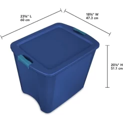 Sterilite 26 Gallon Latch And Carry Storage Tote, True Blue (4 Pack) | 14487404 -Cozy Living Deals Store GUEST c6f3ff84 62c7 4854 b3e5 1bd33f8af249