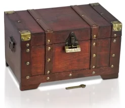 Brynnberg 11"x6.7"x6.3" Wooden Pirate Treasure Chest Storage Box - Handmade 12 Brynnberg 11"x6.7"x6.3" Wooden Pirate Treasure Chest Storage Box - Handmade -Cozy Living Deals Store GUEST c73ef8b5 dbed 4d93 b9ef 050bf31e2de5