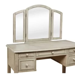Sophie Vanity And Stool White Wash - Powell Company -Cozy Living Deals Store GUEST c87bdf59 6501 4f47 b8b2 584fc077bfa2
