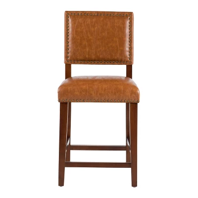 24" Brook Counter Height Barstool - Linon 13 24" Brook Counter Height Barstool - Linon - Image 13