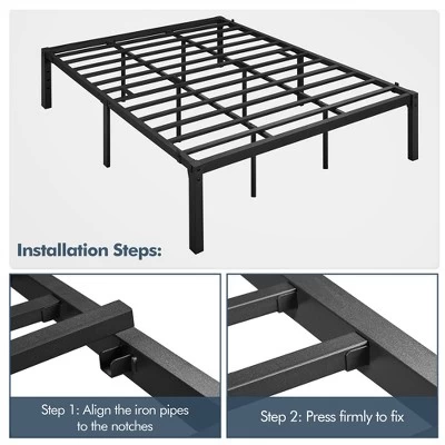 Yaheetech Metal Platform Bed Frame With Heavy Duty Steel Slat Support 5 Yaheetech Metal Platform Bed Frame With Heavy Duty Steel Slat Support - Image 5
