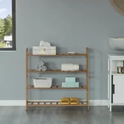 Basicwise Bamboo Storage Shoe Rack, Free Standing Shoe Organizer Storage Rack -Cozy Living Deals Store GUEST c9498481 a107 4818 9569 07384735207d