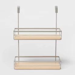 Over The Cabinet Tiered Shelves With Wood - Brightroom™ -Cozy Living Deals Store GUEST ca010873 fa30 4b13 b6a0 2c4b9b211bd7