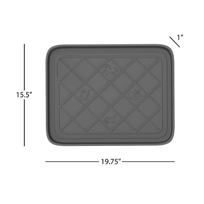 Fleming Supply All-Weather Small Boot Tray/Utility Mat - Gray 1 Fleming Supply All-Weather Small Boot Tray/Utility Mat - Gray