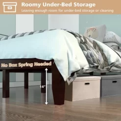 Costway Full Size Wood Bed Frame & 10'' Foam Mattress Set CertiPUR-US Certified Natural/Espresso 13 Costway Full Size Wood Bed Frame & 10'' Foam Mattress Set CertiPUR-US Certified Natural/Espresso -Cozy Living Deals Store GUEST cb1ec75b fae9 4d6b 9584 ff116dc26d48