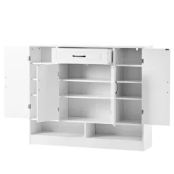 Sleek And Modern Shoe Cabinet With Adjustable Shelves - ModernLuxe -Cozy Living Deals Store GUEST cb54d4f9 eac3 4a00 8bdb 655fc38e5406