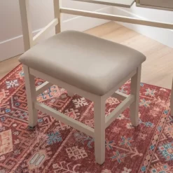 Jackson Vanity Set Cream - Linon -Cozy Living Deals Store GUEST cb566cdb cbae 4b05 b55d 5eae1f931d56