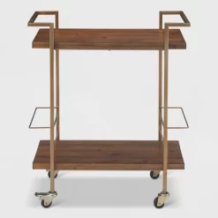 Maxwell Bar Cart Gold - Finch -Cozy Living Deals Store GUEST cbf104d8 b5a2 49cb b01b 5b0493f9d519