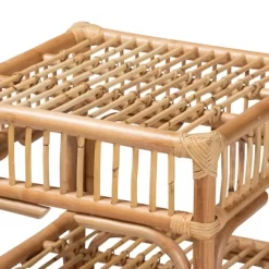 Rose Rattan End Table Natural/Brown - Bali & Pari -Cozy Living Deals Store GUEST cce368e1 4d5c 4f02 bdff f2c9bcfddb01