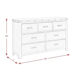 7 Drawer Montauk Dresser Gray - Picket House Furnishings -Cozy Living Deals Store GUEST cd242e33 54b0 4f5b a238 5e3c3a9f5230