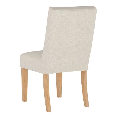 Kendra Slipcover Dining Chair In Linen Talc - Skyline Furniture 3 Kendra Slipcover Dining Chair In Linen Talc - Skyline Furniture - Image 3