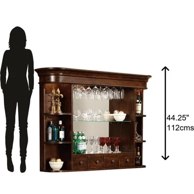 Howard Miller 693007 Howard Miller Niagara Hutch 693007 Rustic Cherry 2 Howard Miller 693007 Howard Miller Niagara Hutch 693007 Rustic Cherry - Image 2