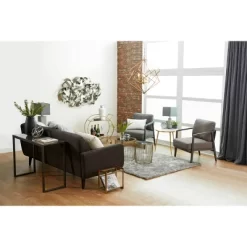 Contemporary Glam Metal Bar Cart - Olivia & May -Cozy Living Deals Store GUEST cf1f349c 5515 45cd 9cc8 e3363584d6e2