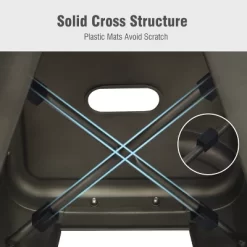 Costway Set Of 4 Metal Bar Stools 30'' Bar Height Barstools Industrial W/ Low Back Gun -Cozy Living Deals Store GUEST cf7ee544 80f5 4206 a142 82fb4679b9f5