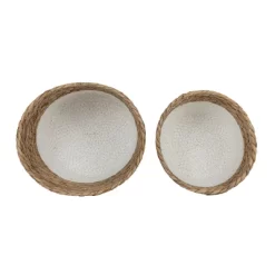 Set Of 2 Baskets White Seagrass & Rope By Foreside Home & Garden 10 Set Of 2 Baskets White Seagrass & Rope By Foreside Home & Garden -Cozy Living Deals Store GUEST cfedbac1 bd5c 408c 8291 cecc1460c8f9