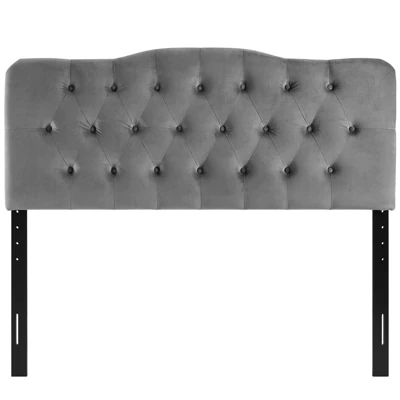 Annabel King Diamond Tufted Performance Velvet Headboard - Modway 2 Annabel King Diamond Tufted Performance Velvet Headboard - Modway - Image 2