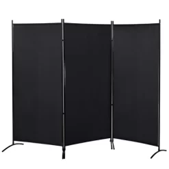 HOMCOM 3-Panel Room Divider Folding Privacy Screen Separator Partition Wall For Indoor Bedroom Office 100" X 72" -Cozy Living Deals Store GUEST d084fbae 46d1 4a7b 8205 d0c274a758cf