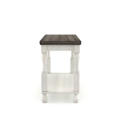 Philoree Farmhouse Console Table Antique White - HOMES: Inside + Out 7 Philoree Farmhouse Console Table Antique White - HOMES: Inside + Out - Image 7