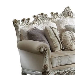 84" Picardy Li Fabric Sofa Antique Pearl - Acme Furniture -Cozy Living Deals Store GUEST d10b1c20 5fd7 439c b03f cc9c75bdcd5b