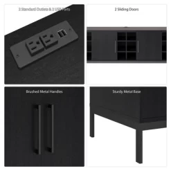 Somerton Credenza TV Stand For TVs Up To 70" Light Brown Oak - Room & Joy -Cozy Living Deals Store GUEST d17e8867 dd24 4f70 886c a99e38a5a98b