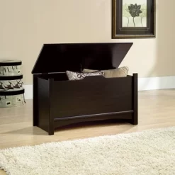 Shoal Creek Storage Chest With Lid Stay Safety - Jamocha Wood - Sauder -Cozy Living Deals Store GUEST d1f5fba7 6035 4dbf 8bcb 4d49c6265957