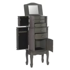 Sedalia Jewelry Armoire Gray - Powell Company -Cozy Living Deals Store GUEST d2d168ef a5cd 4d9b 9e33 ba1ee800efee