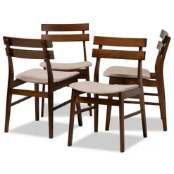 Set Of 4 Devlin Upholstered Wood Dining Chairs - Baxton Studio 10 Set Of 4 Devlin Upholstered Wood Dining Chairs - Baxton Studio -Cozy Living Deals Store GUEST d33f047a 722f 4c05 ac19 0c27c3b5135b
