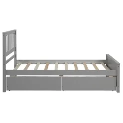 Twin Size Platform Bed Frame With Two Drawers-ModernLuxe -Cozy Living Deals Store GUEST d53169d6 2183 44a3 b014 75de8a920023