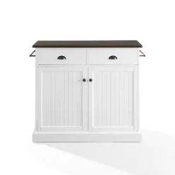 Shoreline Kitchen Island White/Dark Brown - Crosley -Cozy Living Deals Store GUEST d5e2458c 0022 4fb3 b5cc 799eac1b0709