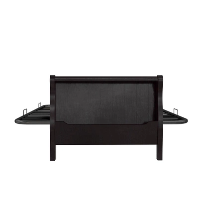 Full Chester Wood Arm Futon Frame With 8" Polyester Mattress - Room & Joy 9 Full Chester Wood Arm Futon Frame With 8" Polyester Mattress - Room & Joy - Image 9